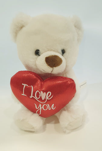 Toy ( White Bear with Love heart )